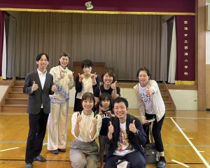 西海小学校講演集合写真