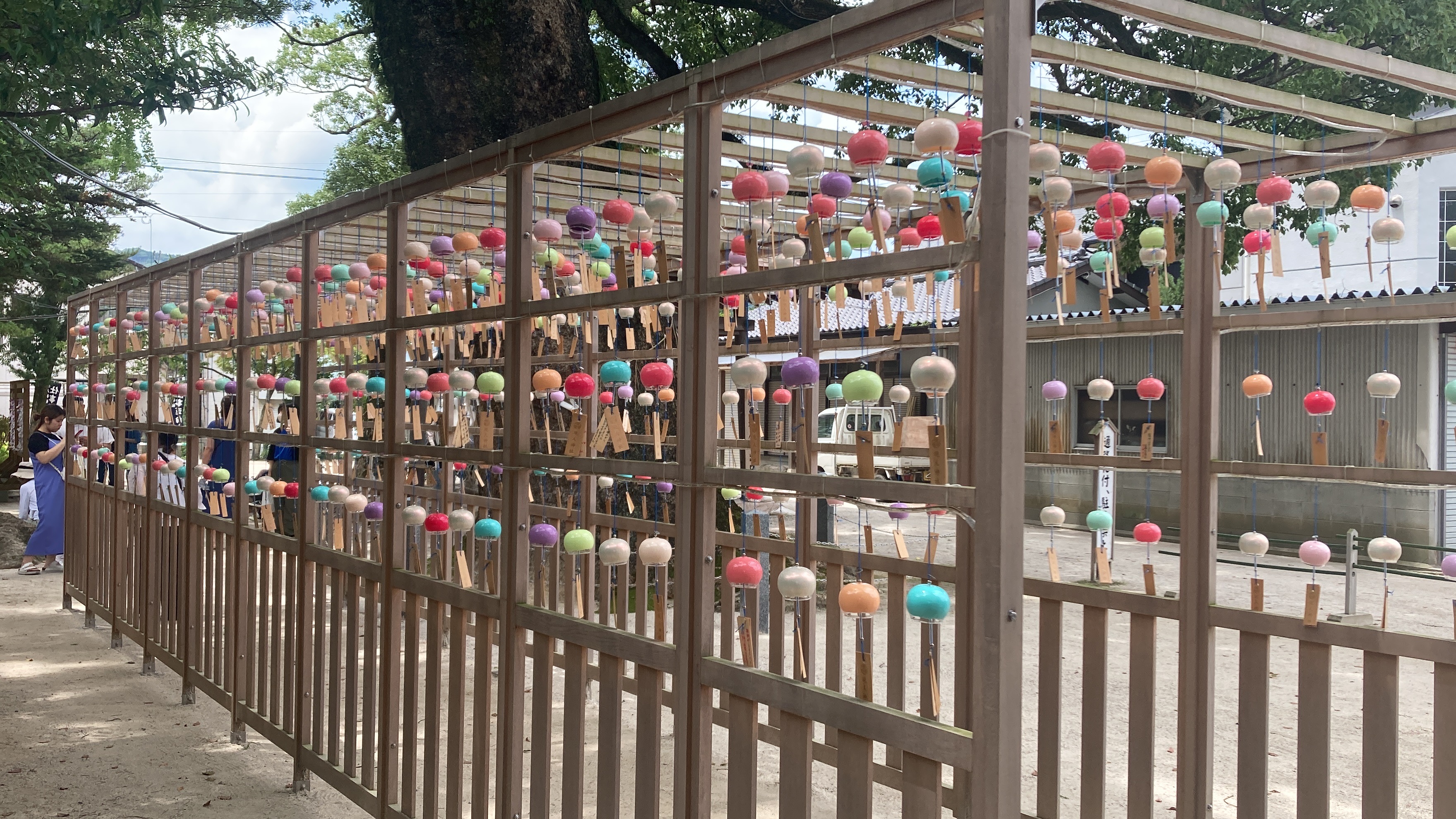 現人神社の風鈴祭り